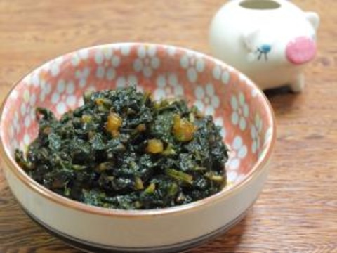 ふきの葉っぱの甘味噌*甜麺醤炒め